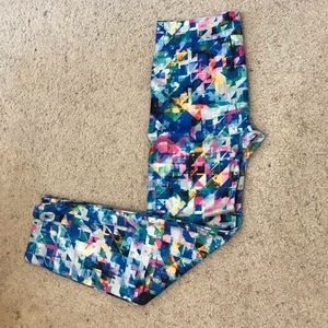 Print seamless Capri leggings